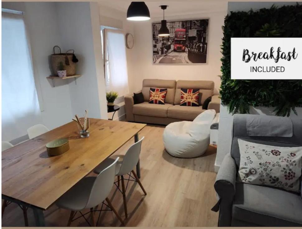 Apartamento Entero Con Desayuno Incluido Y Parking Gratuito, A 3 Km De Playa Con Aire Acondicionado Muskiz Kültér fotó